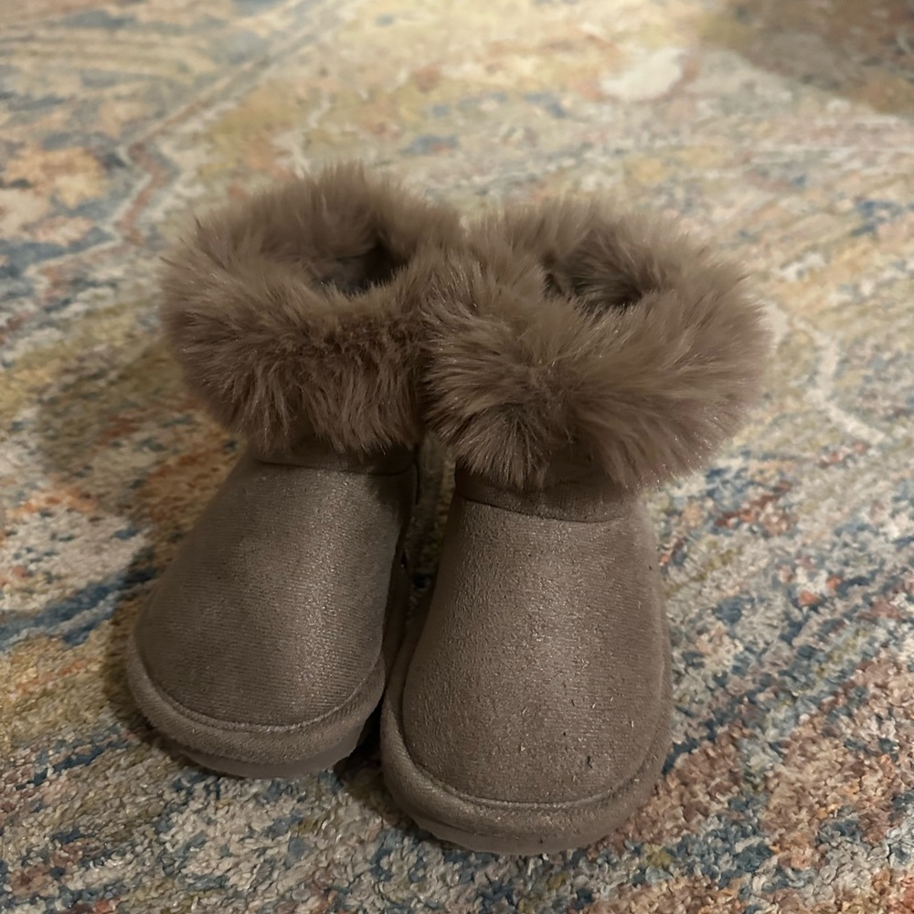 H&M Brown Kids Fur-Lined Booties